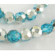 13 inch Faceted Round Glass Beads GF6mmC20S-1
