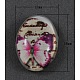 Плоско-круглые кабошоны из стекла   GGLA-R185-1-1