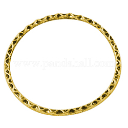 Tibetan Style Alloy Linking Rings, Ring, Antique Golden, Cadmium Free & Lead Free, 30x2mm, Inner Diameter: 26mm