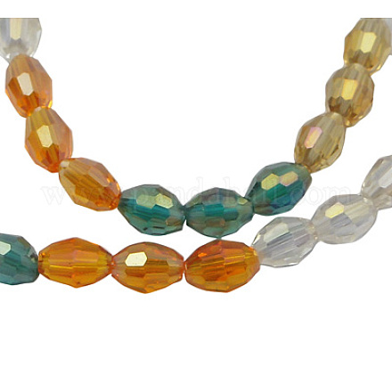 Glass Beads Strands GLAA-Q005-1-1