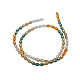 Glass Beads Strands GLAA-Q005-1-2