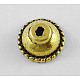 Tibetan Style Alloy Bead Caps GLF0656Y-NF-1