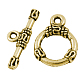 Tibetan Style Alloy Toggle Clasps GLF10395Y-NF-1