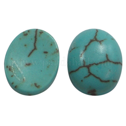Cabochons howlite synthétiques GP552-6X8MM-1