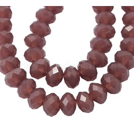 Glass Beads Strands GR12MMY-67-1
