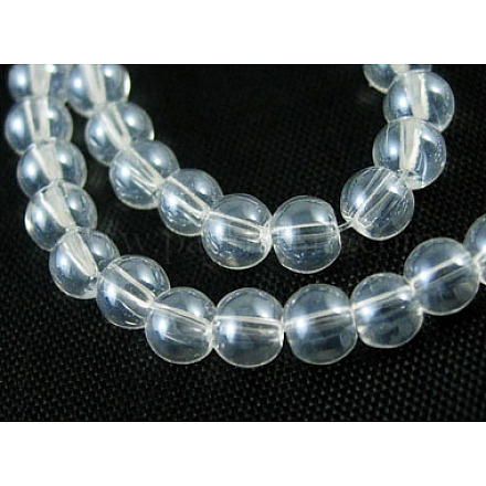 Chapelets de perles en verre électroplaqué GR4mm1Y-B-1