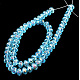 Chapelets de perles en verre électroplaqué GR12MMY-68AB-2