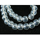 Chapelets de perles en verre électroplaqué GR4mm1Y-B-1