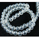 Chapelets de perles en verre électroplaqué GR4mm1Y-B-2