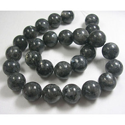 Натуральные бусины из ларвикита длиной 15.5 дюйм GSR14mmC128