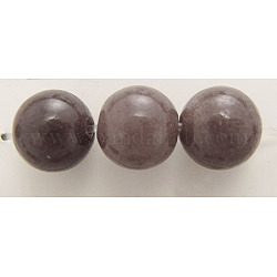 16 inch Round Gemstone Strands, Purple Aventurine, Bead: 16mm in diameter, hole:1.0mm. about 25pcs/strand