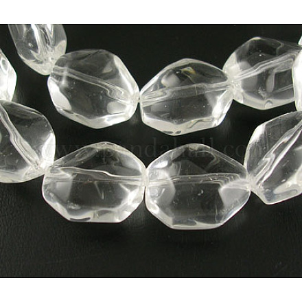 Glass Beads Strands GS13x17mm01-1