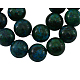 Hebras de perlas de turquesa teñidas & naturales GSR12MMC094-1