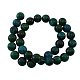 Chapelets de perles en turquoise teintée & naturelle GSR12MMC094-2