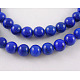 16 inch Grade A Round Natural Lapis Lazuli Beads Strands GSR4mmC123-1