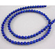 16 inch Grade A Round Natural Lapis Lazuli Beads Strands GSR4mmC123-2