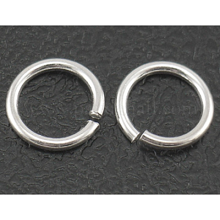 925 anello di salto aperto in argento sterling H135_8mm-1