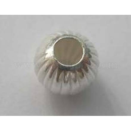 Sterling séparateurs perles ondulés argent H153B-2-1