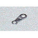 純銀製の短いネックレスタグ  約1060個/100g  穴：約1mm H120-1