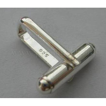 925 стерлингового серебра запонки H375-B-1