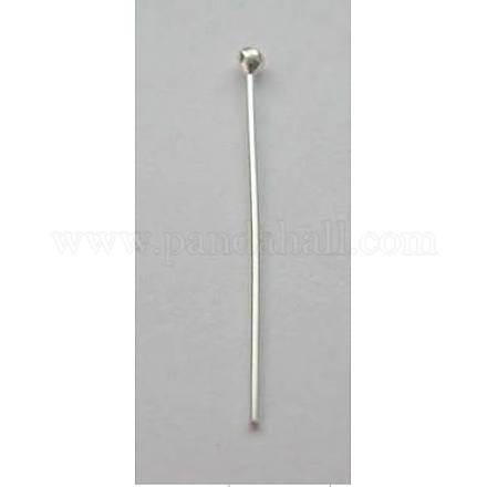 925 Sterling Silver Ball Head Pins H483-3-1