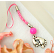 Cell Phone Charm Straps HJEW-JM00057-06-1