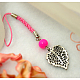 Cell Phone Charm Straps HJEW-JM00065-06-2