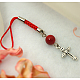 Cell Phone Charm Straps HJEW-JM00068-2