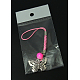 Cell Phone Charm Straps HJEW-JM00070-06-3