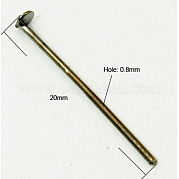 Железные штифты с плоской головкой HPB2.0CM-NF