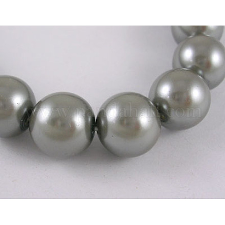 Glass Pearl Beads Strands HY14mm102-1