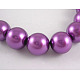Glass Pearl Beads Strands HY14mm106-1