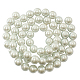 Chapelets de perles en verre nacré HY6mm51-2