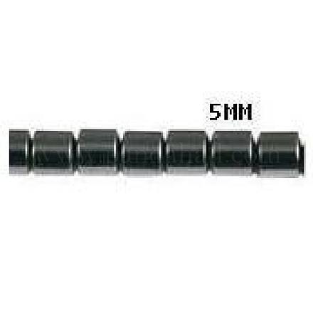 Magnetic Synthetic Hematite Beads Strands IM5mm101-1