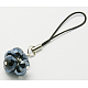 Glass Beads Mobile Straps J-JM00005-12-1