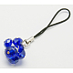 Glass Beads Mobile Straps J-JM00005-16-1
