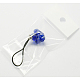 Glass Beads Mobile Straps J-JM00005-16-2