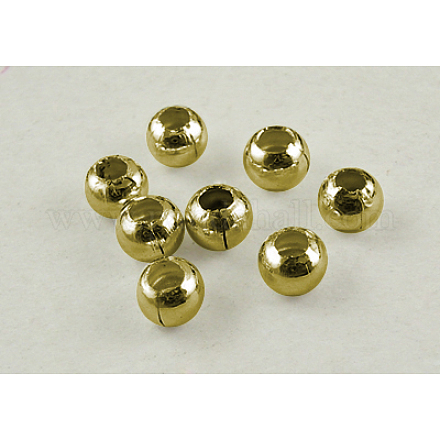 Brass Smooth Round Beads J0JXD052-1