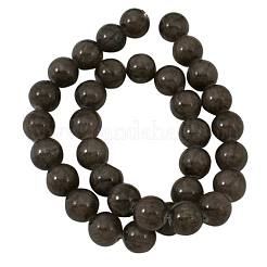Chapelets de perles en jade jaune naturel&nbsp;JBR8mm-23
