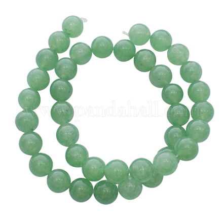 Chapelets de perles de jade blanche naturelle JBS011-4mm-1