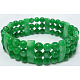 Natural Jade Dyed Stretchy Bracelets JB001-1
