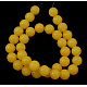 Natürliche gelbe Jade Perlen Stränge JBR10mm-7-2