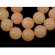 Natural Yellow Jade Beads Strands JBR8mm-3-1