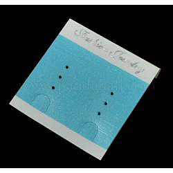 Пластиковая карта дисплей, использоваться для ожерелья, серьга, браслет, кулон и заколка, длиной около 50 мм , шириной 50 мм 