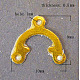 Brass Chandelier Components KK-B595-G-1