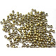 真鍮製つぶし玉カシメ玉  ニッケルフリー  ロンデル  アンティークブロンズ  1.5mm KK-E002-AB-NF-2