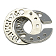 Brass Interlocking Clasps KK-GE052-3-1