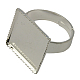 Adjustable Brass Ring Shanks KK-J052-S-1