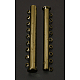 9-strands Brass Slide Lock Clasps KK-Q360-1-1