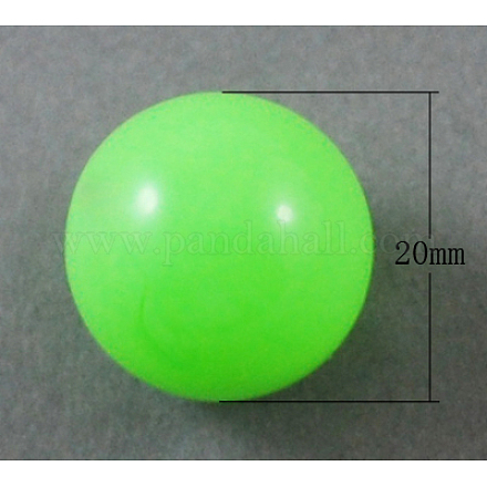 Neon Acrylic Beads LACR-20mm-5-1